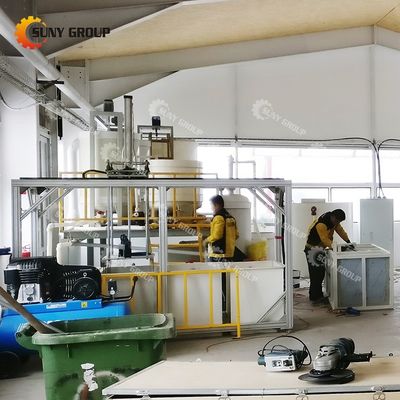 높은 용량 PCB 폐기물 부품 25kW 전력으로 귀금속 정제 공장