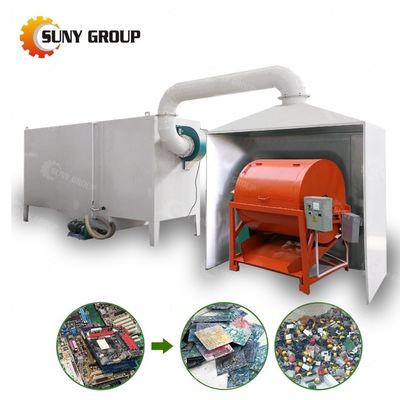 PCB 해체 기계 1000KG/H 원료 폐기물 회로 보드를 위한 컴퓨터 보드