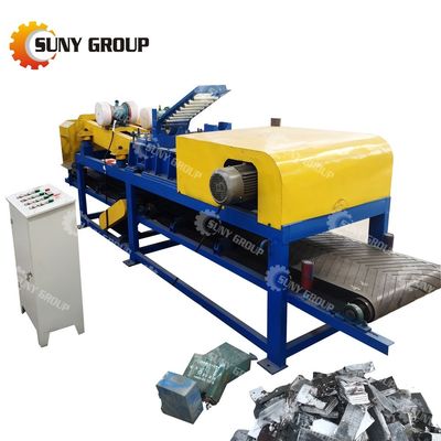 모든 종류의 배터리를 위한 폐 납산 배터리 해체 기계 200~3000KG/h