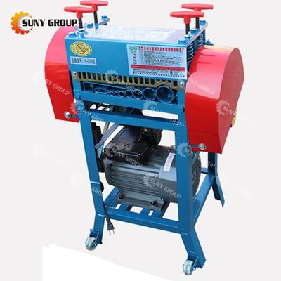 4.5kw 폐기물 케이블 절단 플라스틱 커버 스트립러 기계 구리 고무 / 플라스틱 케이싱에서 분리