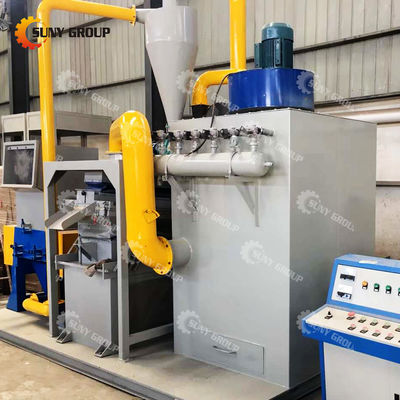 39kW 구리 와이어 granulator 바람 분리 기계 비디오 출입 검사 제공