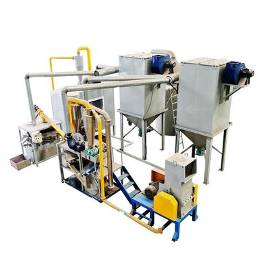 금속 재활용 공장 폐기물 모보드 용 구리 분리 기계 300-1000kg/h
