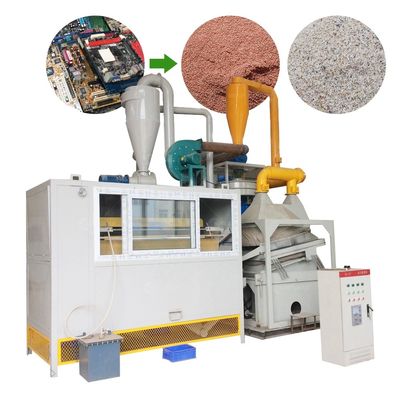 금속 재활용 공장 폐기물 모보드 용 구리 분리 기계 300-1000kg/h