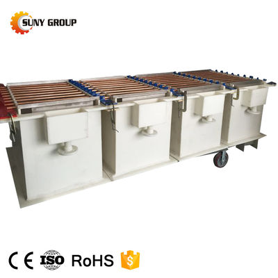 2000kg 무게의 구리 전해질 기계 99.99% 순수 카토드 구리 생산