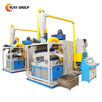 100-1000kg 용량 잔재 구리 케이블 쉐리더 및 granulator 재활용 공장 라인
