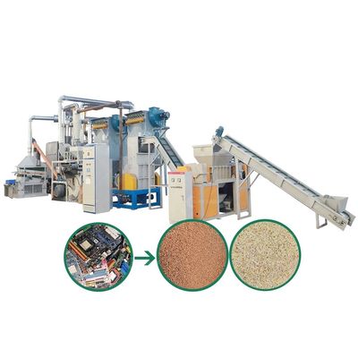 환경 친화적 인 PCB 재활용을위한 15000 KG 무게 E 폐기물 재활용 기계