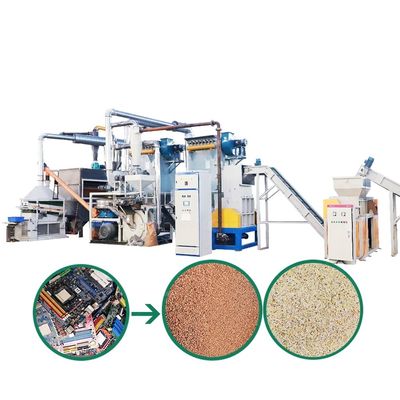 환경 친화적 인 PCB 재활용을위한 15000 KG 무게 E 폐기물 재활용 기계