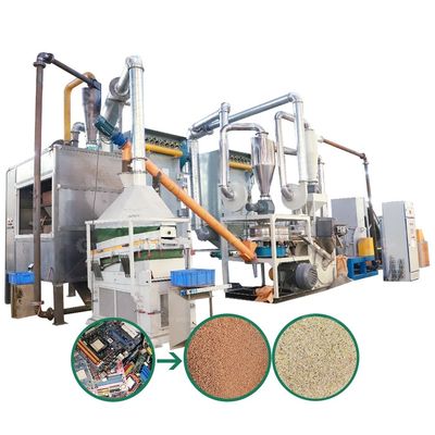 환경 친화적 인 PCB 재활용을위한 15000 KG 무게 E 폐기물 재활용 기계