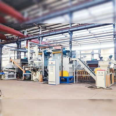 PCB 재활용 플랜트 회로 보드 공기 흐름 분리기와 함께 분쇄 및 분리 라인