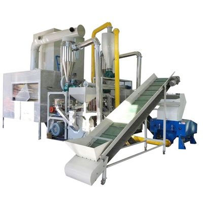 200-1000kg/h 용량 2500KG 무게의 서 있는 라미네이트 포스 재활용 기계