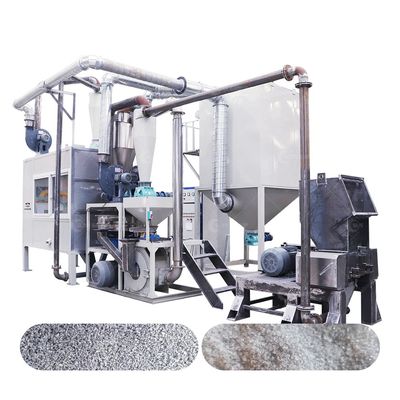 용량 200-1000kg/h 밀량 5.8t의 알루미늄 플라스틱 필름 폐기물 분리 기계