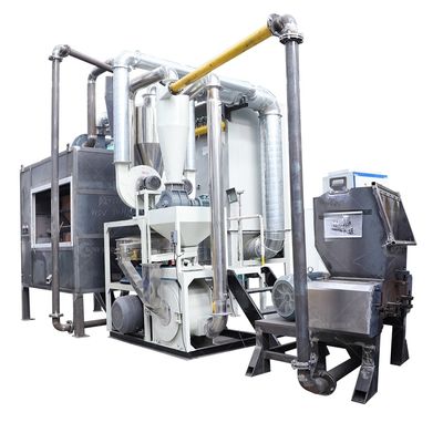 85kW 폐기물 블러스터 패키지 우유 봉지 재활용 장비 알루미늄 플라스틱 분리 기계