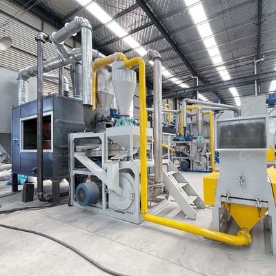85kW 폐기물 블러스터 패키지 우유 봉지 재활용 장비 알루미늄 플라스틱 분리 기계