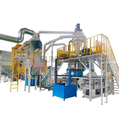 PLC PC 터치 스크린 배터리 재활용 라인 200~3000kg/h 리?? 배터리 폐기물