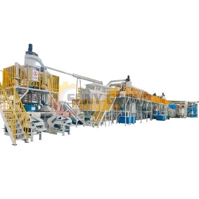 PLC PC 터치 스크린 배터리 재활용 라인 200~3000kg/h 리?? 배터리 폐기물