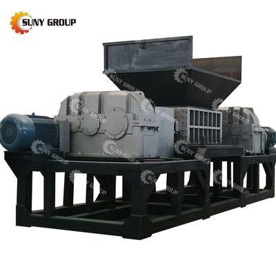 이중 셰프트 전자 폐기물 플라스틱 폐기물 금속 재활용 15kW 전력으로 쉐러더 기계