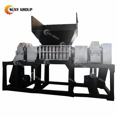 이중 셰프트 전자 폐기물 플라스틱 폐기물 금속 재활용 15kW 전력으로 쉐러더 기계