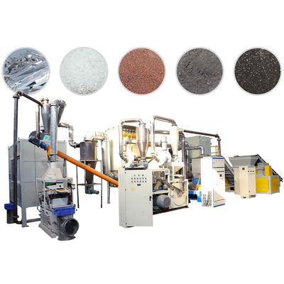 200-1000kg/h 용량 태양광 패널 재활용 기계