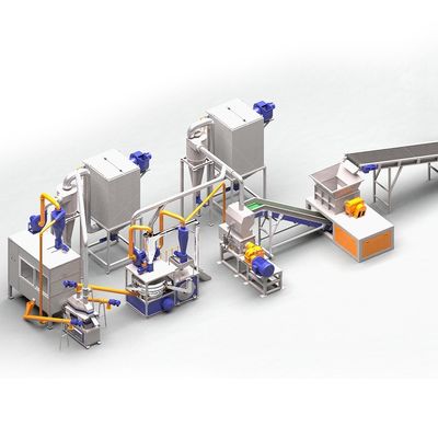 220v/380v 태양 전지 패널 재활용 플랜트