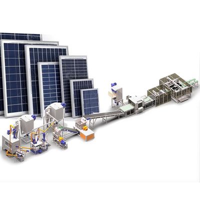PLC 제어 2024 태양 전지 패널 유리 제거 장비