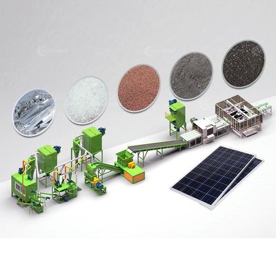 PLC 제어 2024 태양 전지 패널 유리 제거 장비
