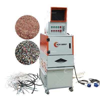 소 용량 및 비디오 검사 PLC 제어 미니 구리 와이어 granulator