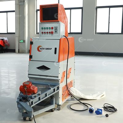 자동 케이블 Granulator 구리 와이어 분리기 폐기물 재활용 장비