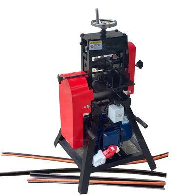 4.5kw 폐기물 제거 구리 와이어 케이블 껍질 벗기 기계