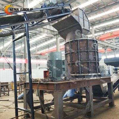 폐기물 혼합 금속 재료 망치 분쇄기 드럼형 분쇄 기계 12000KG 무게