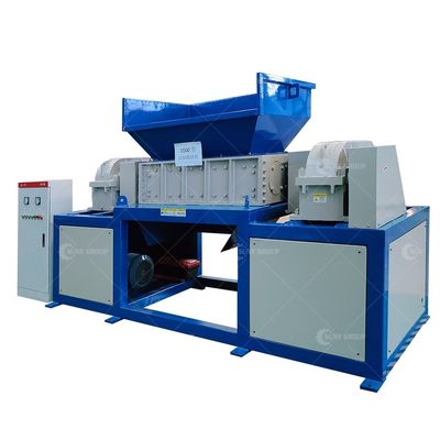 15kW 더블 샤프트 스크랩 엔진 중고용 자동차 껍질 찢기 기계에 대한 금속 분쇄기