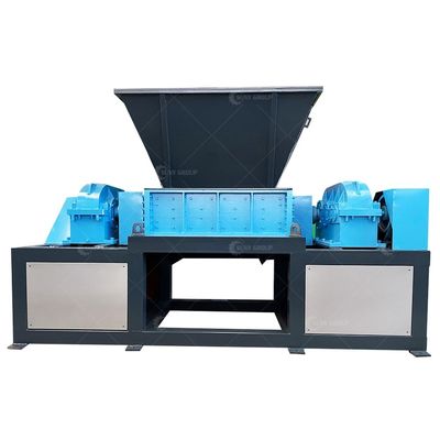 9CrSi/D2/SKD-11 블레이드를 가진 가정용 폐기물용 고전력 15000W 이중 셰프트 쉐레더